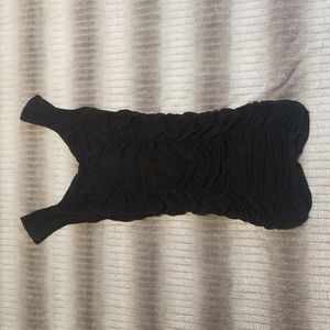 Black Scrunchie Dress